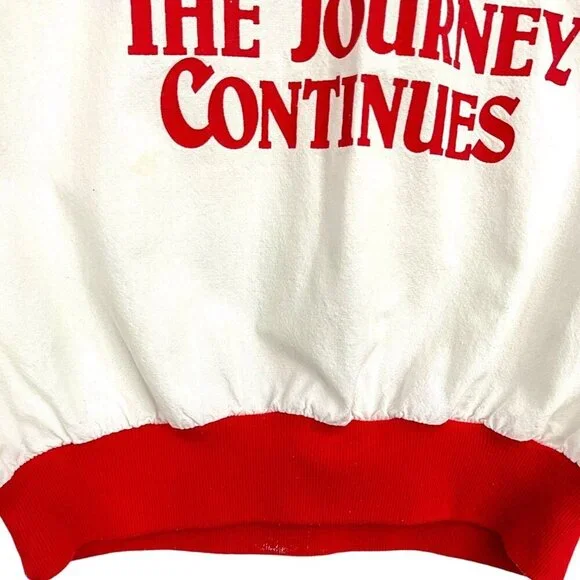 VTG NASA America's Pride The Journey Continues Top V Neck Size Small S - Picture 5 of 8